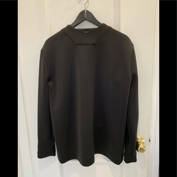 RAD Hourani black long sleeve oversized square neck top. Size 0 (XS). Unisex - Picture 2 of 6